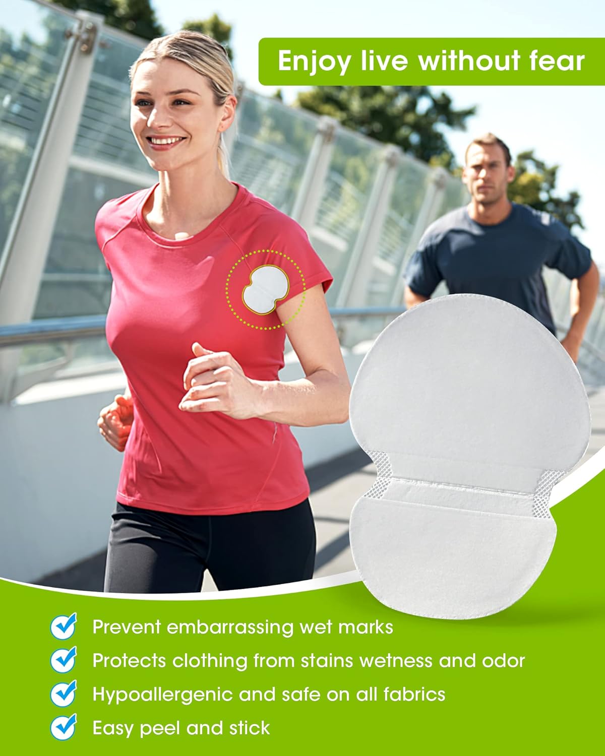 💧✨ Underarm Sweat Pads - PREMIUM QUALITY Fight Hyperhidrosis🛒