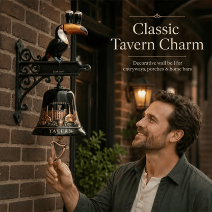 🔥HOT SALE 49% OFF🎉🍺Vintage Celtic Toucan Cast Iron Wall Bell – Classic Tavern Decor For Entry & Home Bar