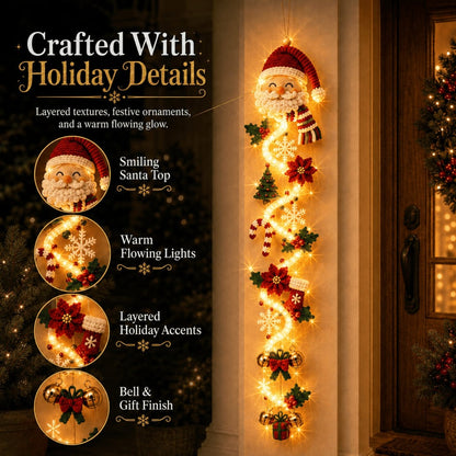 ⏳ Last day! 49% OFF – 🎅 Glowing Christmas Door Hanger