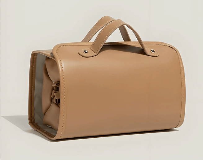 Leather Waterproof Cosmetic Bag