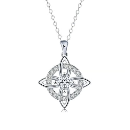 Mystical Birthstone Witches Knot Necklace – Natural Crystal🔮💞Protect Your Loved Ones