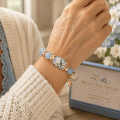 🙏 2026 Limited Edition Bluebird Blessings Bracelet with Exquisite Gift Box