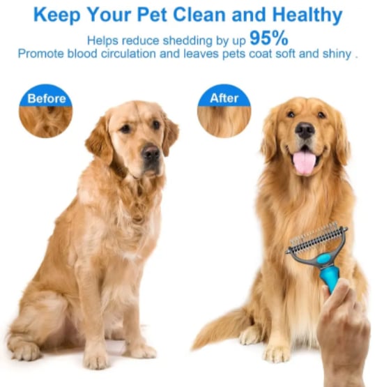 ⏰LAST DAY $20 OFF - 🐱🐕Pet Grooming Tool, Universal Detangling Comb for Dogs