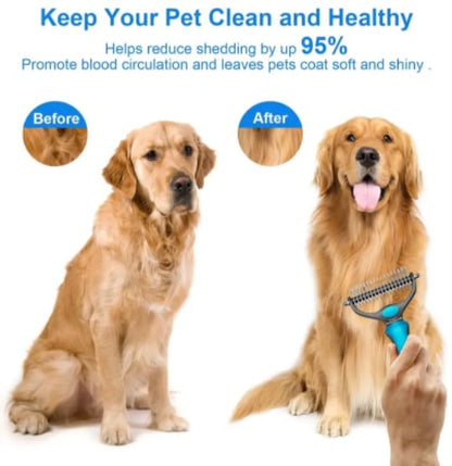 ⏰LAST DAY $20 OFF - 🐱🐕Pet Grooming Tool, Universal Detangling Comb for Dogs
