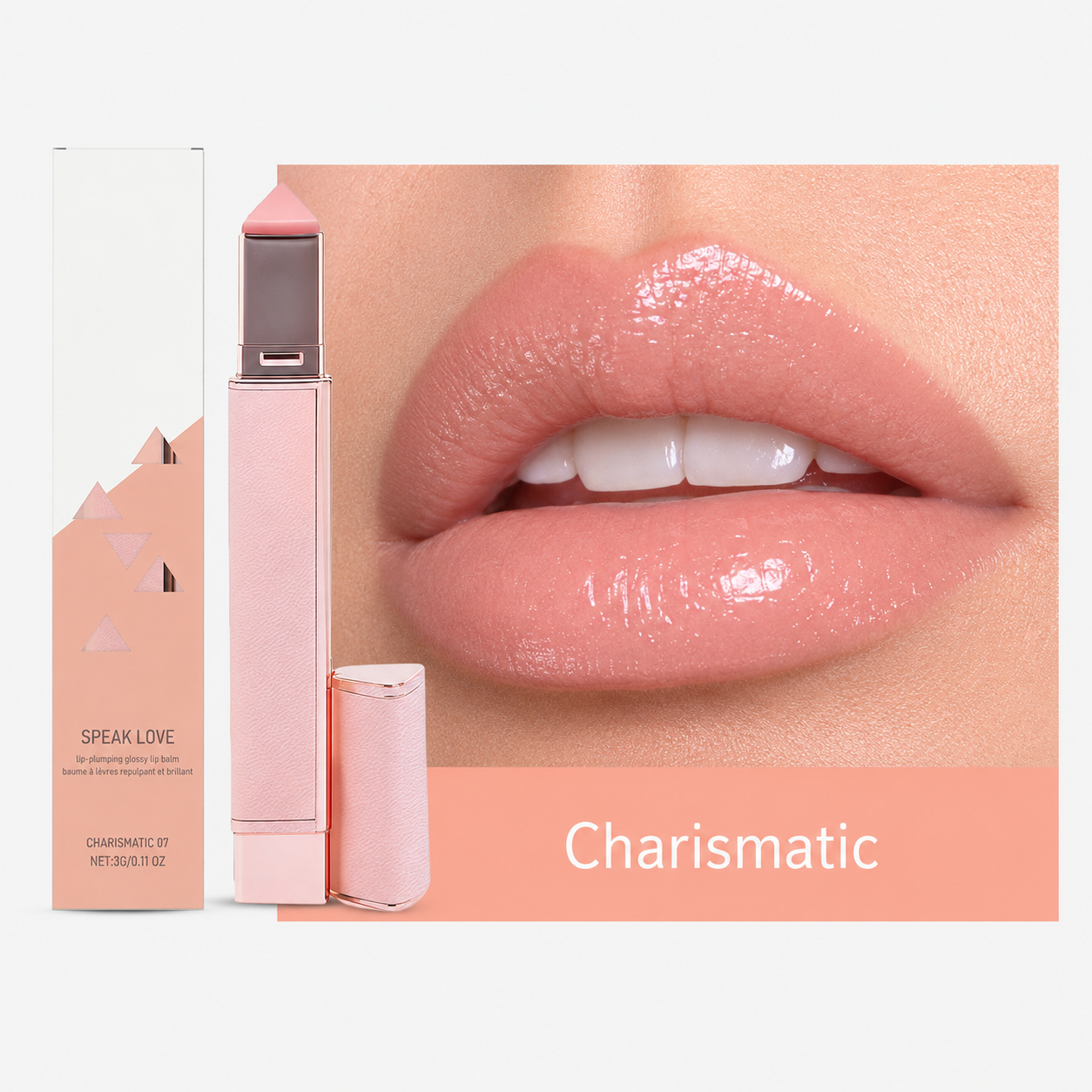 Hydrating Lip Plumping Glossy Lip Balm