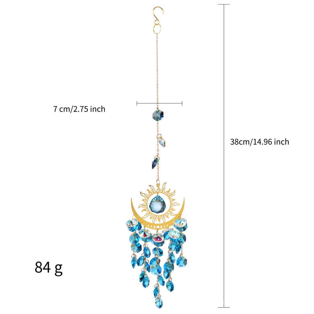 🌈Sunburst Crystal Light Catcher – Handmade Bohemian Style Light Catcher