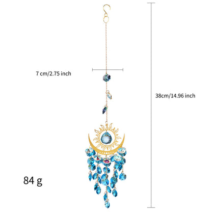 🌈Sunburst Crystal Light Catcher – Handmade Bohemian Style Light Catcher
