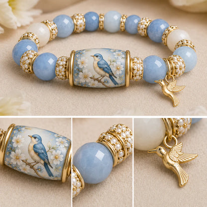 🙏 2026 Limited Edition Bluebird Blessings Bracelet with Exquisite Gift Box
