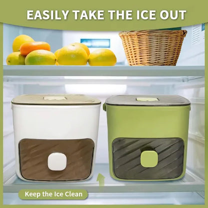 🧊Portable Ice Maker with Lid and Storage Box (✨Includes Ice Tongs)