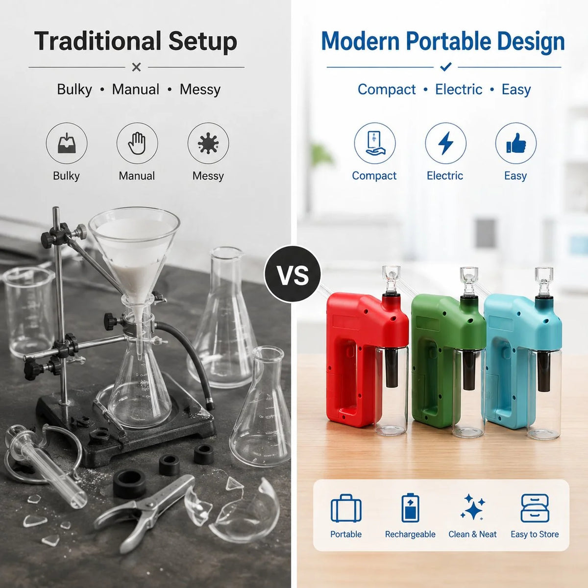 ⚡ LAST DAY 50% OFF – Portable Handheld Electric Filtration Device | Compact Glass Chamber Design with Electric-Assisted Operation & 6 Color Options ✨
