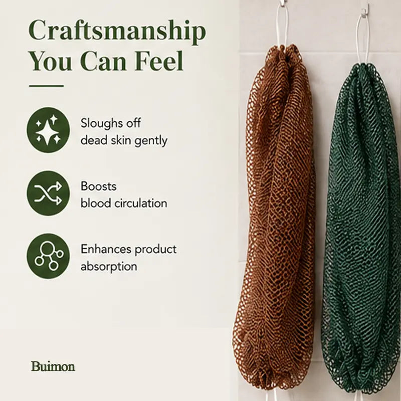3 - PACK African exfoliating net Sponge