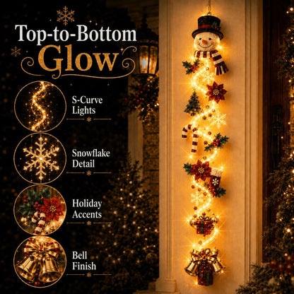 ⏳ Last day! 49% OFF – 🎅 Glowing Christmas Door Hanger
