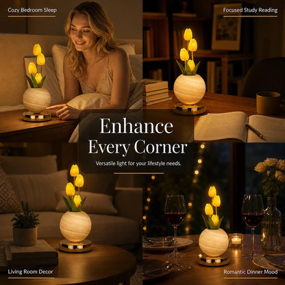 LED-Simulation „Tulip Planet“ – Stimmungsnachtlicht mit Touch-Steuerung