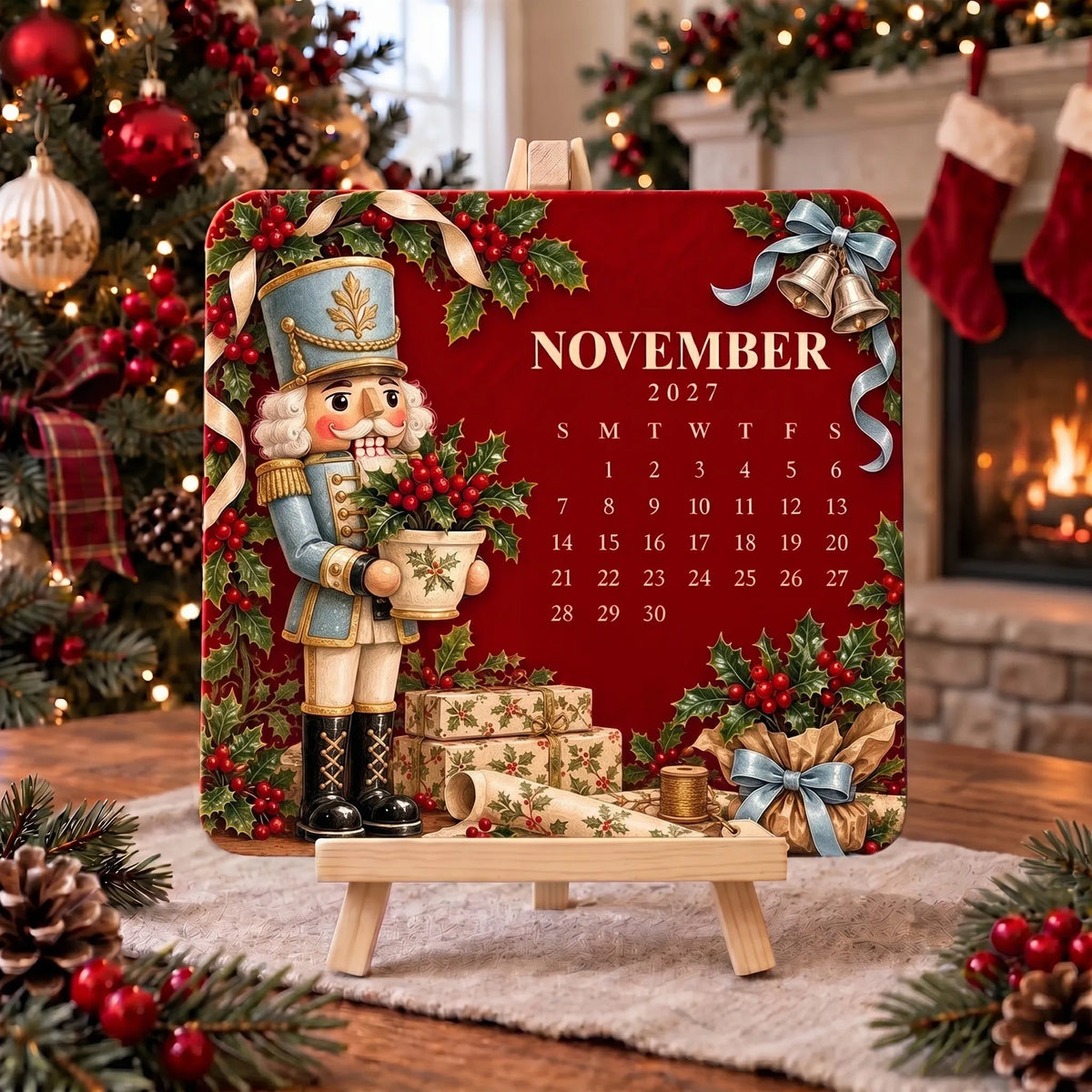 ✨⏳Only $12.99 Last Day Promotion🌱 Christmas Special Edition – Eco-friendly, plantable “timeless” seed calendar 2027 🌸🌿