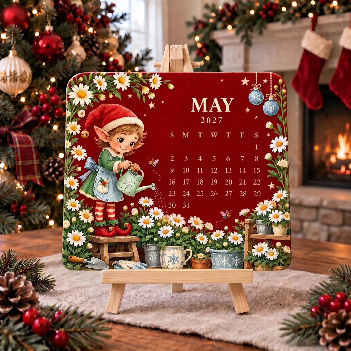 ✨⏳Only $12.99 Last Day Promotion🌱 Christmas Special Edition – Eco-friendly, plantable “timeless” seed calendar 2027 🌸🌿
