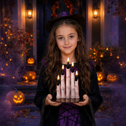 Halloween Decorative Scary Finger Candles