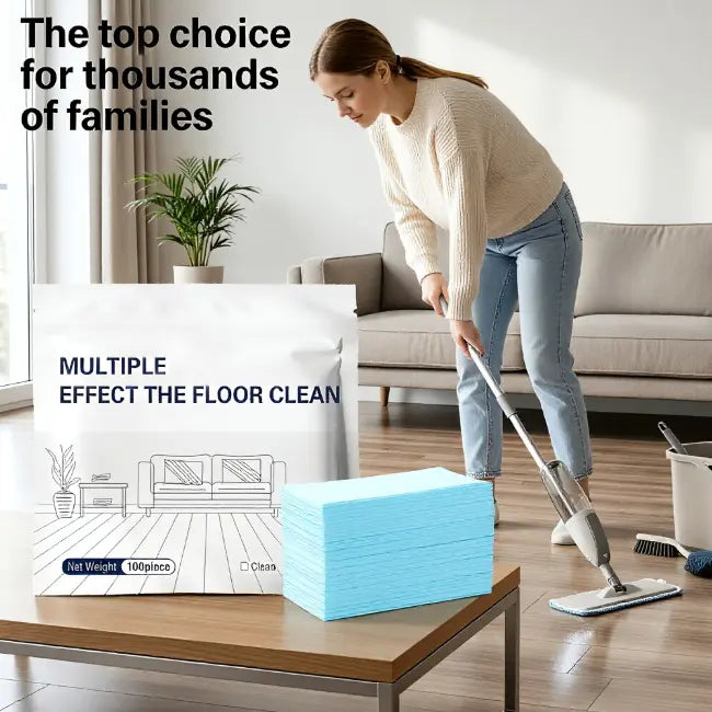 🔥🔥Multi-Surface Floor Cleaning Tablets – Concentrated Cleaner for Hardwood, Tile, Laminate & More