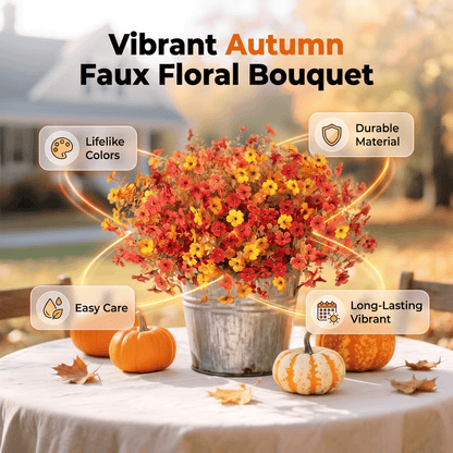 🔥Last Day 50% OFF - 🍁UV-Resistant Artificial Daisy Flowers  for Fall Decor Halloween