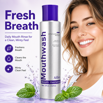 😁🌿 Whitening Mouthwash – Fresh Breath & Daily Stain Care
