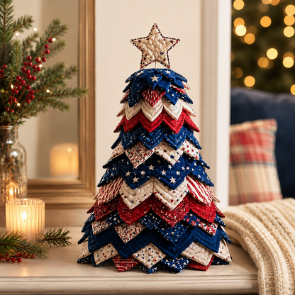 🎃 Selling Fast!–Limited-Time 50% OFF DIY Halloween Quilted Fabric Tree Kit