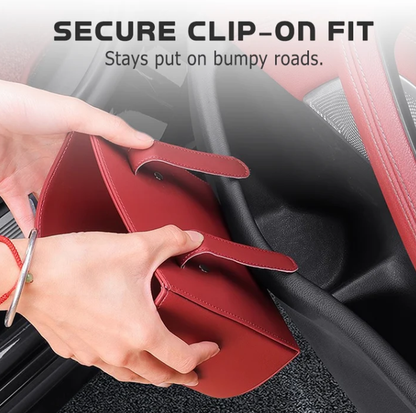🥳2026 HOT SALE🥳💞50K+ SOLD!🚗🧺 53% OFF! Leather Car Door Cup Holder – Wide‑mouth opening, easy reach for drinks & phone. Clip‑on secure fit. PU leather, tough & stylish. 🛡️✨