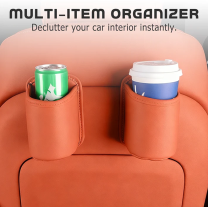 🥳2026 HOT SALE🥳💞50K+ SOLD!🚗🧺 53% OFF! Leather Car Door Cup Holder – Wide‑mouth opening, easy reach for drinks & phone. Clip‑on secure fit. PU leather, tough & stylish. 🛡️✨