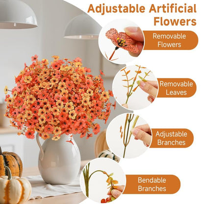 🔥Last Day 50% OFF - 🍁UV-Resistant Artificial Daisy Flowers  for Fall Decor Halloween