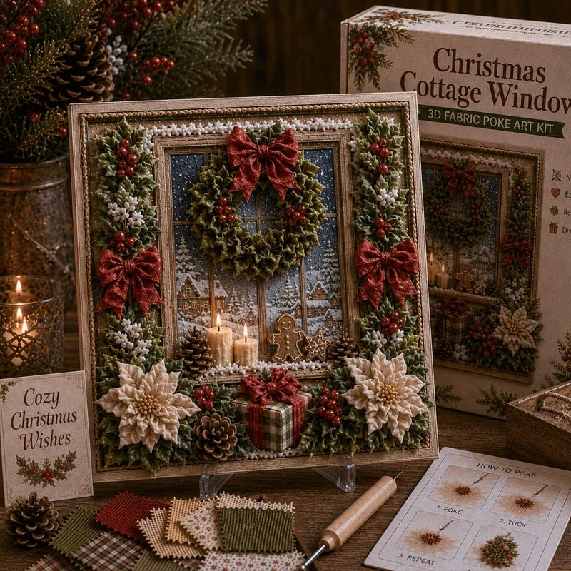🪟Christmas Cottage Window