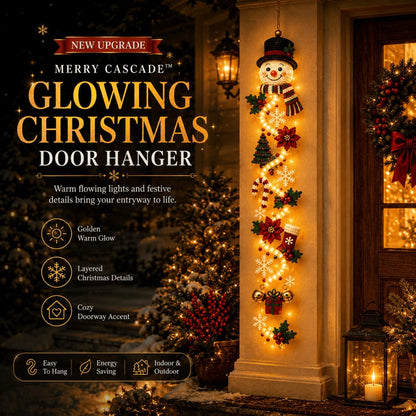 ⏳ Last day! 49% OFF – 🎅 Glowing Christmas Door Hanger