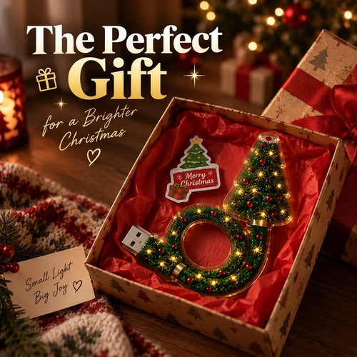 🎄 Christmas Tree LED Decorative Lamp – Flexible USB Ambient Night Light ✨