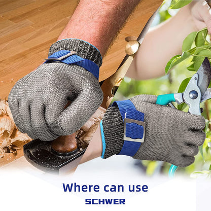 🧤 50% OFF NOW! 🥩 Stainless Steel Mesh Glove – Highest A9 cut level – Perfect for butchers & chefs – no more knife accidents! 🔪🚫