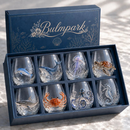 🔥 Last Day 49% OFF – 🌊 3D Ocean Animal Artisan Glassware Collection