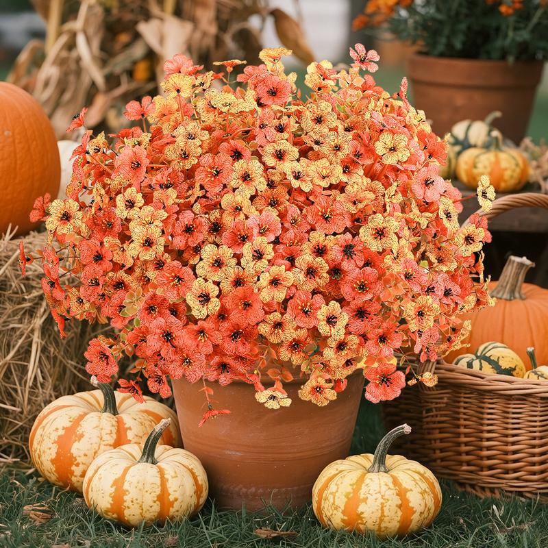 🔥Last Day 50% OFF - 🍁UV-Resistant Artificial Daisy Flowers  for Fall Decor Halloween