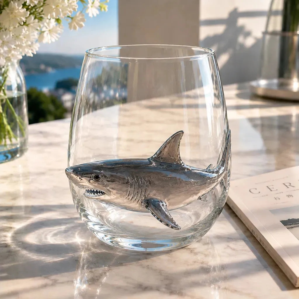 🔥 Last Day 49% OFF – 🌊 3D Ocean Animal Artisan Glassware Collection