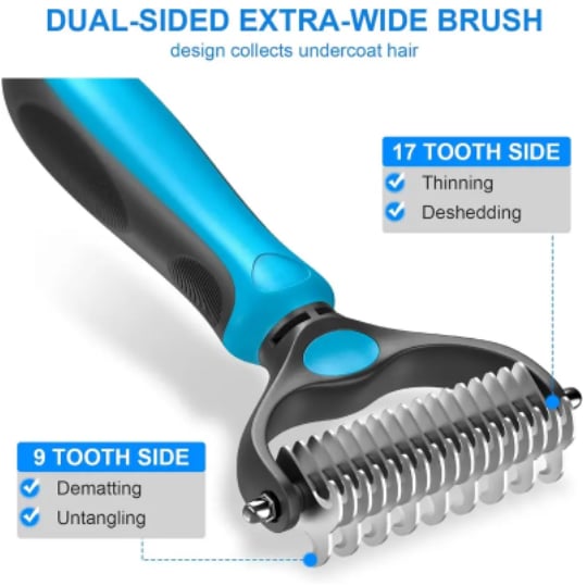 ⏰LAST DAY $20 OFF - 🐱🐕Pet Grooming Tool, Universal Detangling Comb for Dogs