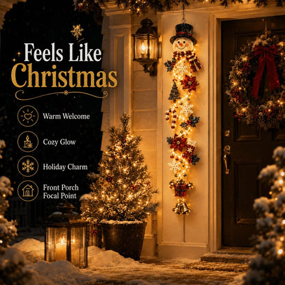 ⏳ Last day! 49% OFF – 🎅 Glowing Christmas Door Hanger
