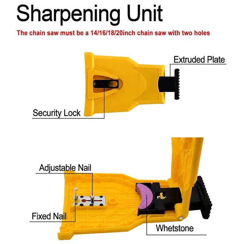 🪚Compact Chainsaw Sharpener – Fast and Accurate Maintenance for All Chainsaw