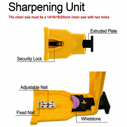 🪚Compact Chainsaw Sharpener – Fast and Accurate Maintenance for All Chainsaw