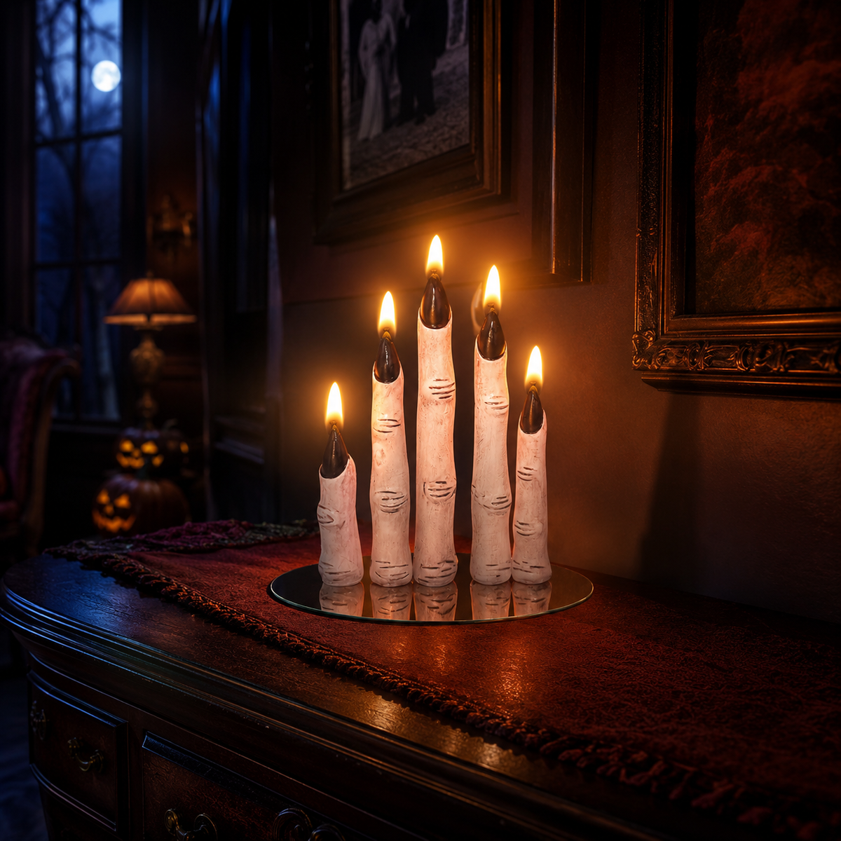 Halloween Decorative Scary Finger Candles