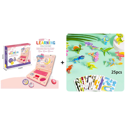 💻 50% Off! 🧸 Interactive Toy Laptop—featuring lights, sounds, and educational games—fostering creativity and motor skills through play 🎵