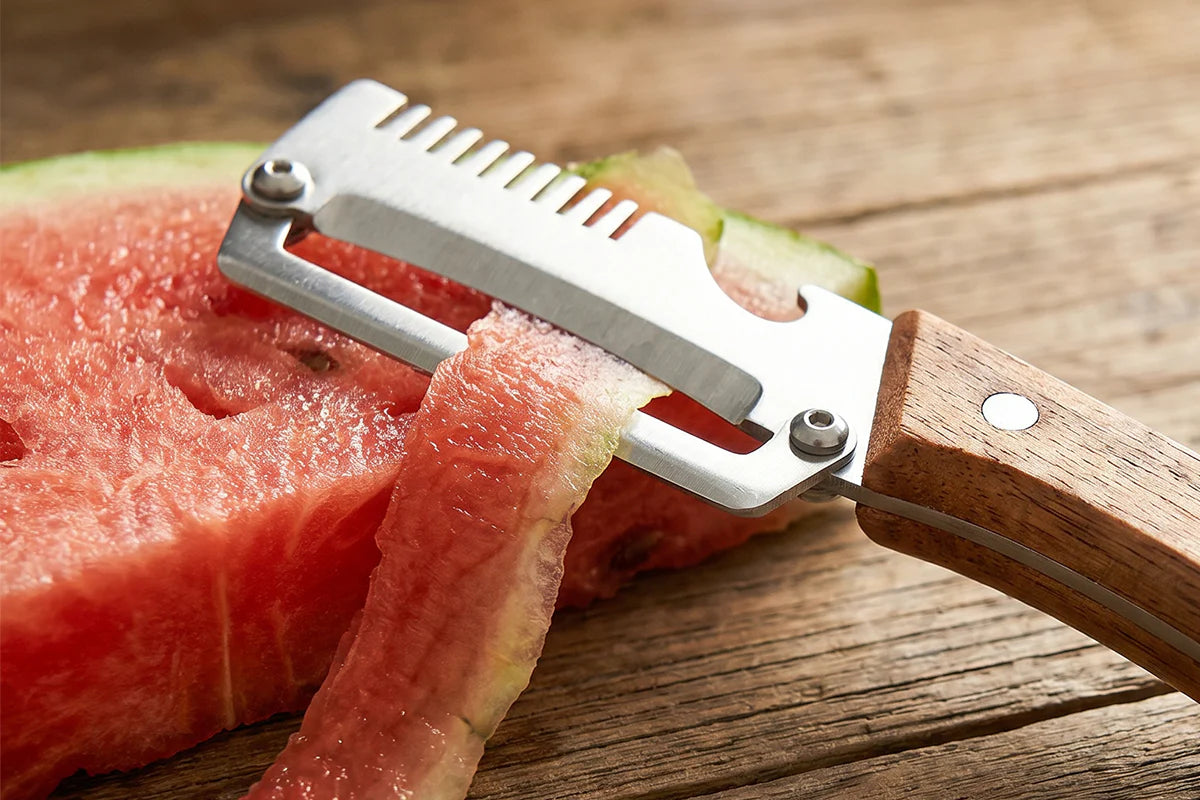 3-in-1 Multi-functional Vegetable Peeler Peel. Shred. Pop. PrepFaster. Cook Smarter.