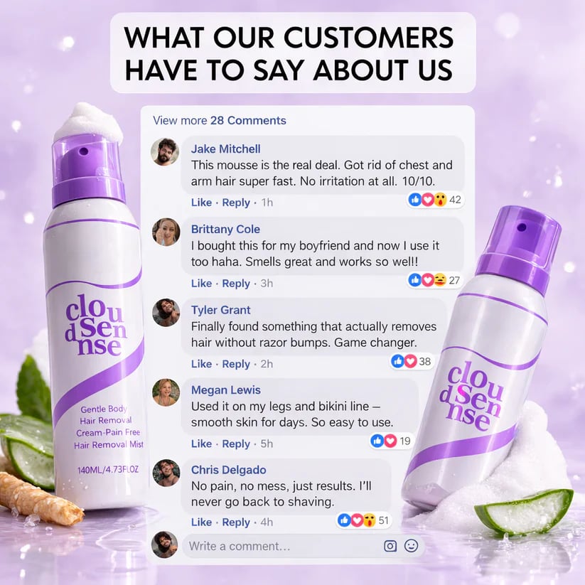 🔥LAST DAY 50% OFF🧴OUR+ Hair Removal Mousse