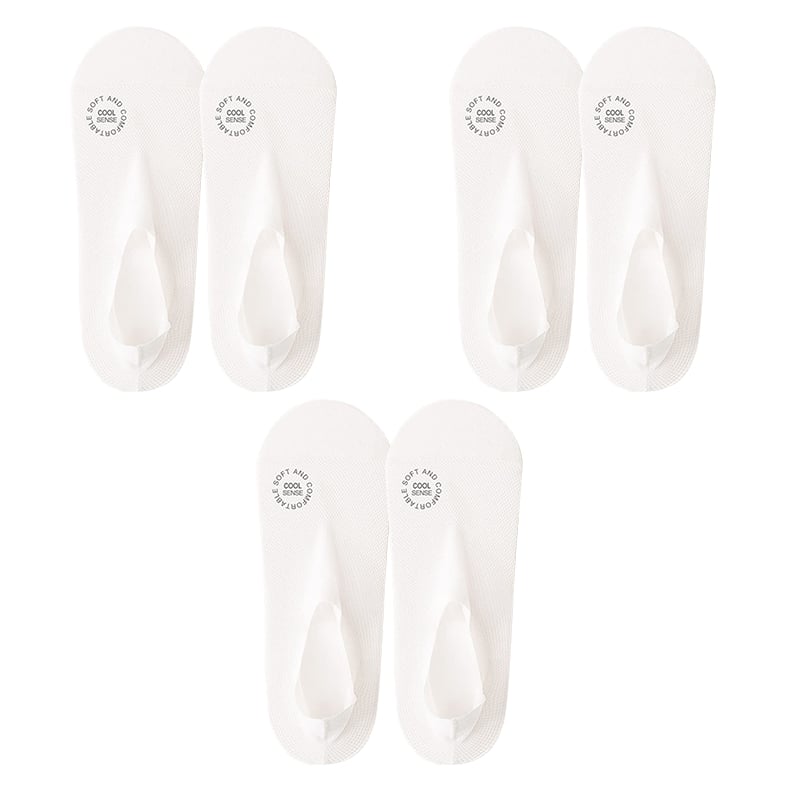 3 Pairs White