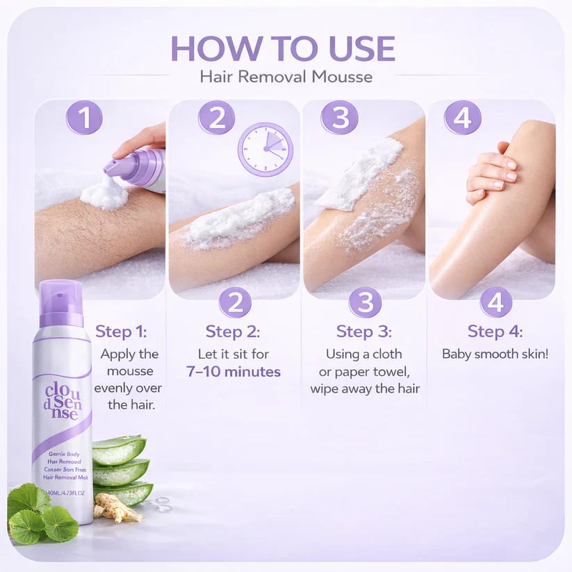 🔥LAST DAY 50% OFF🧴OUR+ Hair Removal Mousse