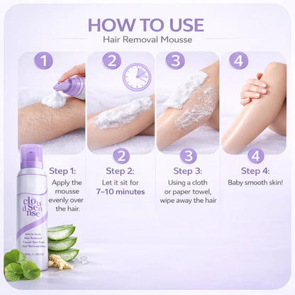 🔥LAST DAY 50% OFF🧴OUR+ Hair Removal Mousse