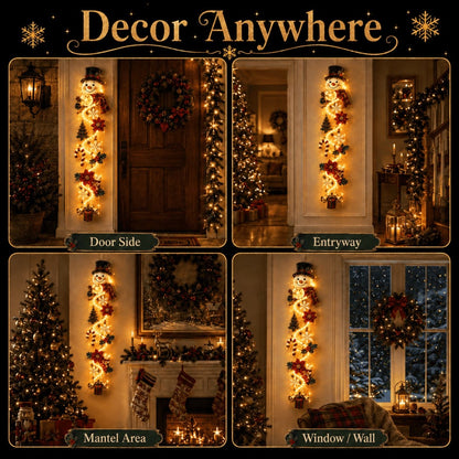 ⏳ Last day! 49% OFF – 🎅 Glowing Christmas Door Hanger