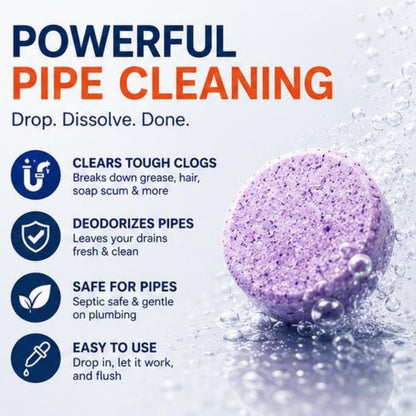 💖Hot 49% OFF🚿 Multi-Functional Pipe Cleaner Tablets
