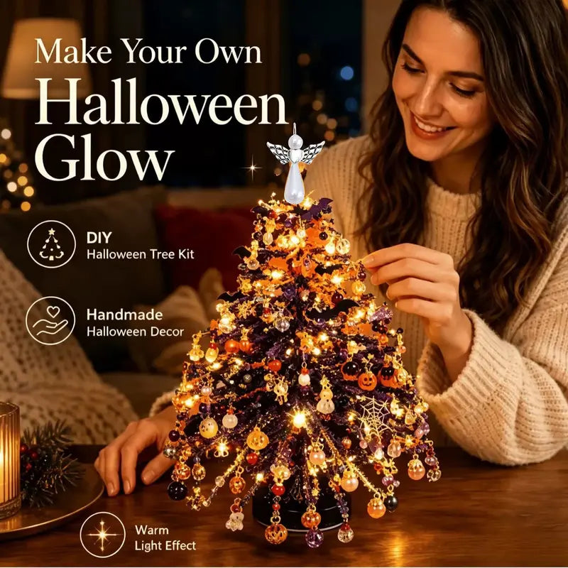 🎄 DIY Beaded Christmas Tree Craft Kit - Tabletop Holiday Decoration✨