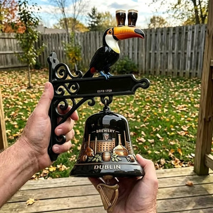 🔥HOT SALE 49% OFF🎉🍺Vintage Celtic Toucan Cast Iron Wall Bell – Classic Tavern Decor For Entry & Home Bar