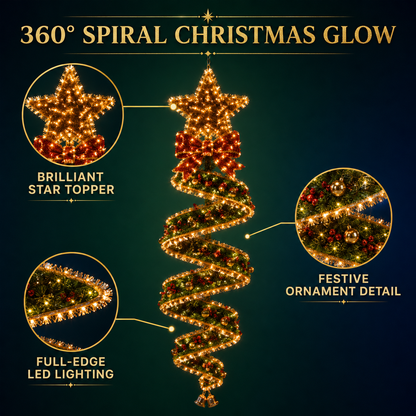 🎄 49% OFF – Lighted Christmas Spiral